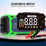 12V 6A Smart Car Battery Charger with Pulse Repair - Image 4