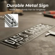 Retro Garage Sign for Dad 🔧❤️ – Iron Plaque, Humorous Man Cave Decor😂 - Image 3