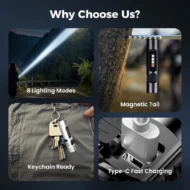 💥Multi-Functional Aluminum Alloy Mini Flashlight|BUY 2 GET 1 FREE🔦✨ - Image 2