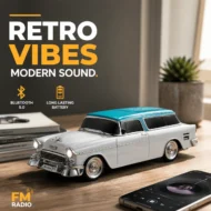 Retro Car Model Wireless Bluetooth Speaker - Image 4
