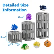 Summer Pool Toys for Kids - Diving Animal & Cage Set - Image 7