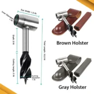 Multipurpose Bushcraft Hand Auger with Holster - Image 8