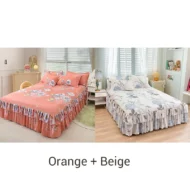 🥳SUMMER HOT SALE💞3-Piece Ruffled Bed Skirt Set - Image 18