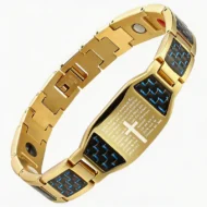 Men's Titanium Steel Magnetic Therapy Bracelet - Image 22