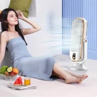 🥳2026 HOT SALE🥳💞50K+ SOLD!💨🌙 50% OFF! Portable Table Fan – 5 speeds, ultra‑quiet, gentle breeze. Perfect for bedroom or office. Stay cool without noise! 😴✨ - Image 11