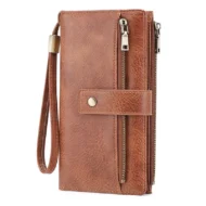 Women's Retro Style RFID Blocking Tri-fold Wallet - Image 2