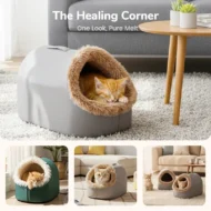 💥Hot sale 🐶🐱Pet Cozy Warm Cave Bed - Image 5