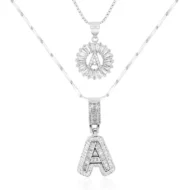 🎁New Year Sale 50% OFF💖2 Pack - Initial Letter Pendant Necklaces - Image 23