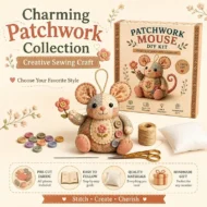 🎁Hot sale🧵Handcrafted Vintage Mouse Plush Sewing Kit - Image 7