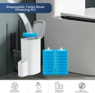 Disposable Replacement Brush Head Toilet Brush Set - Image 7