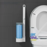 Disposable Replacement Brush Head Toilet Brush Set - Image 2