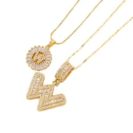 💍 2 Pack✨ Initial Letter Pendant Necklaces-Best Gift for your friends💝 - Image 28