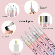 12-Color Professional Nail Art Pen Set - Image 6