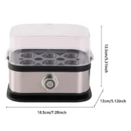 Multifunctional Egg Steamer with Clear Lid - Image 8