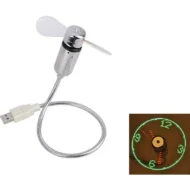 🔥2026 Hot Sale 50% OFF🔥USB Fan with LED Clock Lighting - Image 7
