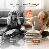 🏆⚡ 50K+ SOLD! Cordless Travel Vacuum Storage Compression Bag - Image 13