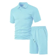 💞50K+ SOLD!💥🩳Men's Diamond Print 2-Piece Set – Ready in seconds! Soft, breathable top with easy shorts. No fuss, just style. Perfect for garden BBQs or coffee dates. - Image 3