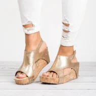 🔥Save 50% off🔥Women's Leather Platform Wedge Orthopedic Sandals - Image 11