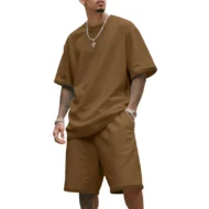 Men's Casual Two-Piece T-Shirt and Shorts Set - Image 6