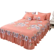 🥳SUMMER HOT SALE💞3-Piece Ruffled Bed Skirt Set - Image 5