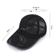 🔥Hot Sale - 50% OFF🔥Breathable Baseball Cap with Solar Fan - Image 9