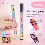 12-Color Professional Nail Art Pen Set - Image 21