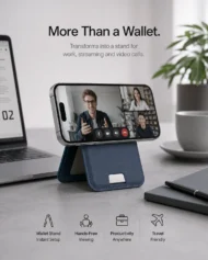 Smart MagSafe Wallet Made of Genuine Nappa Leather – with Apple Find My™ & Google Find Hub™, RFID Protection, and Wireless Charging. - Image 10