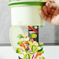 Plastic Kitchen Suction Cup Sink Drain Basket - Image 5