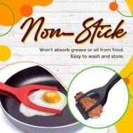 🍳 50% OFF NOW!🥩 2-in-1 Spatula Clip – Heat-Resistant Silicone & Non-Slip Handle – Kitchen Cooking Essential 🔥 - Image 4