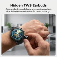 2-in-1 Smartwatch with Built-in TWS Earbuds - Image 3