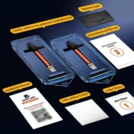 4K HD/Anti-Peeping Tempered Glass Screen Protector with Auto Dust-elimination Installation for Samsung - Image 9