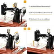 🔥Time Limit Sale 50% OFF - Wood Mini Sewing Machine Music Box - Image 7