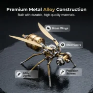 3D Metal Bee Puzzle Assembly Model Kit