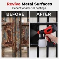 🎨🔋 Cordless paint sprayer – 2 batteries, versatile, for painting & gardening! - Image 6