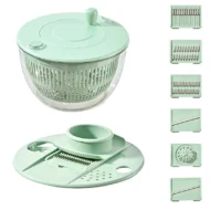 9-in-1 Multifunctional Large Capacity Salad Spinner & Slicer - Image 12