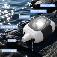 Portable Outdoor Shower with USB Rechargeable Battery - Image 4