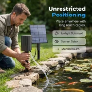 ☀️50% OFF NOW!⚡Solar Pond Aerator with Air Pump - Image 5