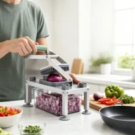 Multifunctional 9-Blade Food Chopper with Storage Container - Image 2