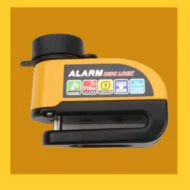 Heavy-Duty Waterproof Disc Brake Lock with Alarm System - Image 2