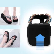 🎁Big sale 2024🎁💥Rhinestone flip beach flops - Image 5