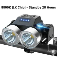 Outdoor Portable Dual Head Super Bright LED Bike Headlight - Image 13