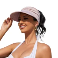 Women's UPF 50+ UV Protection Sun Visor Hat - Image 14