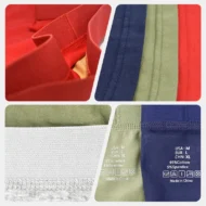 Men's Mid-Waist Stretch Sports Flat Briefs - Image 8