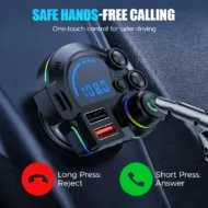 📻 50% OFF NOW! 🚗 Universal Dual-Port Car FM Bluetooth Transmitter – Wireless Music, Hands-Free Calling & Dual USB Charger 🔌 - Image 3