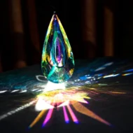 120 mm AB-colored hanging crystal prism suncatcher - Image 8