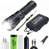 Set of Super Bright Waterproof Rechargeable Flashlights with Zoom - Image 15