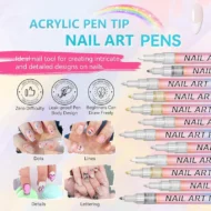 12-Color Professional Nail Art Pen Set - Image 4