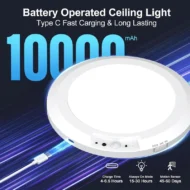 ✨ Rechargeable Motion Sensor Ceiling Light – Auto-On/Off, Magnetic Mount & Waterproof for Closet, Stairs, Garage & Balcony 🔦🏡 - Image 3