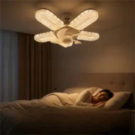 Crystal-Effect LED 5-Blade LED Fan Light - Image 4