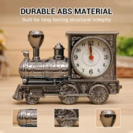 📢📢49%  OFF !! ⏰Retro Locomotive Model Alarm Clock - Image 6